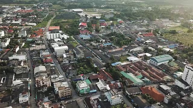 泰国城市鸟瞰图视频素材