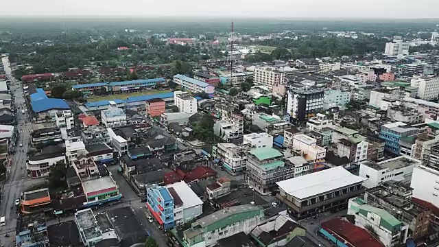 泰国城市鸟瞰图视频素材