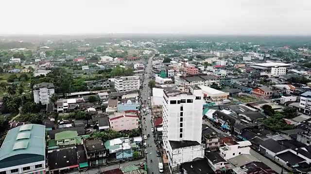 泰国城市鸟瞰图视频素材