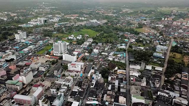 泰国城市鸟瞰图视频素材