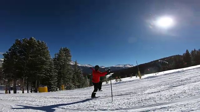 滑雪视频素材