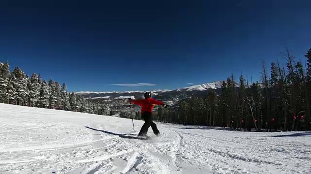 滑雪视频素材