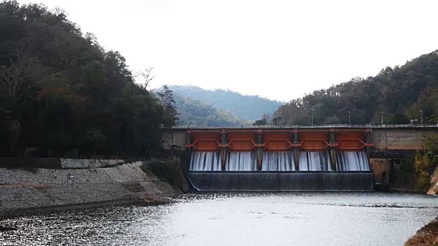 大坝在山视频素材