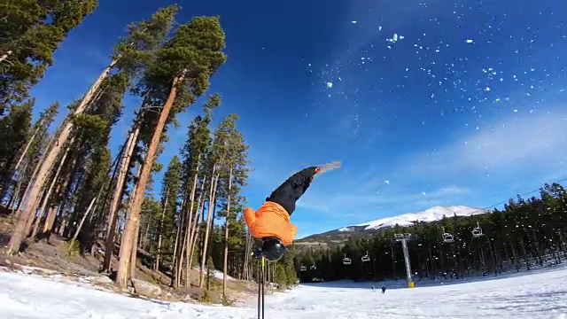 滑雪视频素材