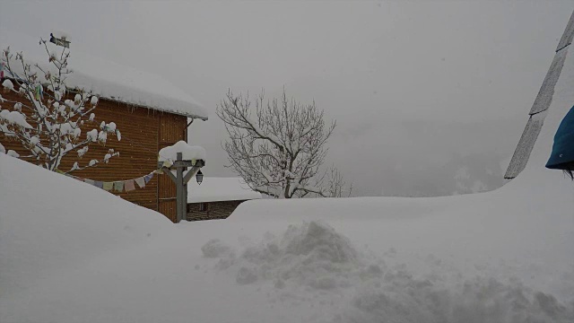 铲雪视频素材