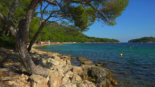 Cala Pi de la Posada, Cap formento，马略卡岛，巴利阿里群岛，西班牙，地中海，欧洲视频素材