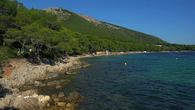 Cala Pi de la Posada, Cap formento，马略卡岛，巴利阿里群岛，西班牙，地中海，欧洲视频素材