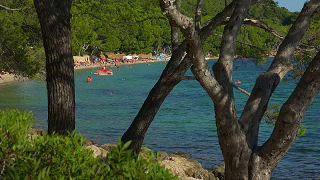 Cala Pi de la Posada, Cap formento，马略卡岛，巴利阿里群岛，西班牙，地中海，欧洲视频素材