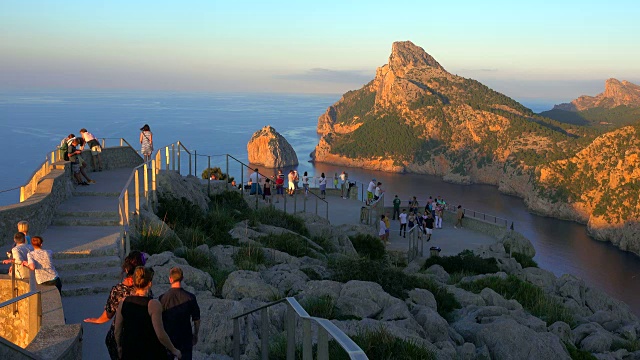 从米拉多Es Colomer到Cap Formentor，马略卡岛，巴利阿里群岛，西班牙，地中海，欧洲视频素材