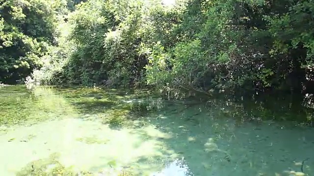 水晶湖倒影视频素材