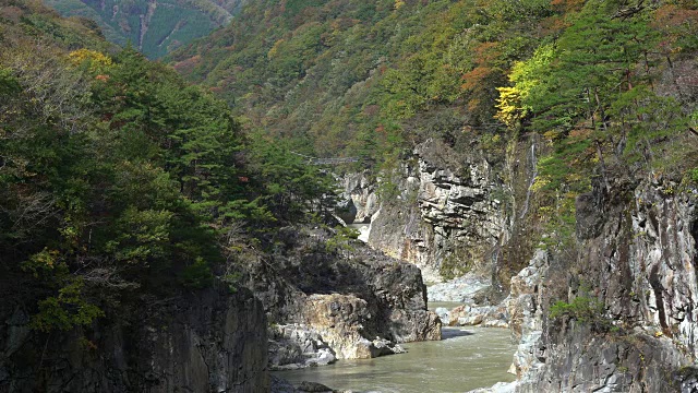 日本Ryuyo Gorge Nikko Tochigi视频素材