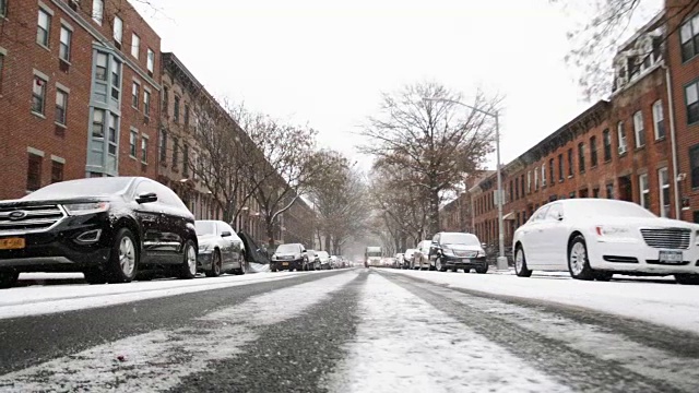 布鲁克林暴雪视频素材