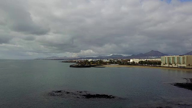 西班牙加那利群岛阿雷西法海岸视频素材