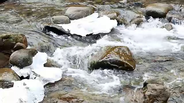 水山泉视频素材