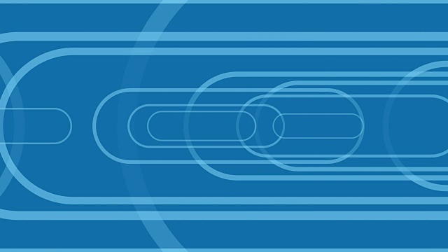商业演示文稿的蓝色背景是移动的圆角形状视频下载