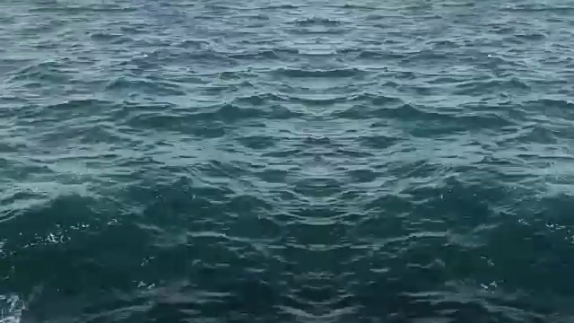 海浪拍打着海滩视频素材