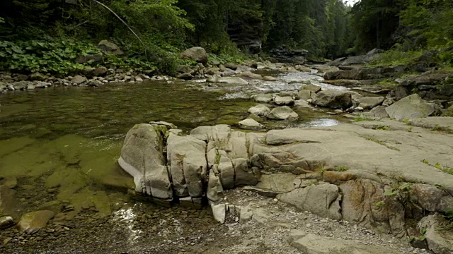 山林河流视频素材