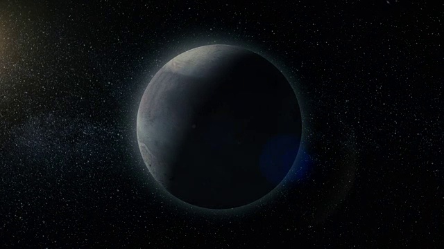 宇宙深处的小星球。水星。令人难以置信的美丽空间视频素材