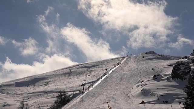 滑雪场视频素材