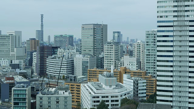 市中心建筑延时视频下载