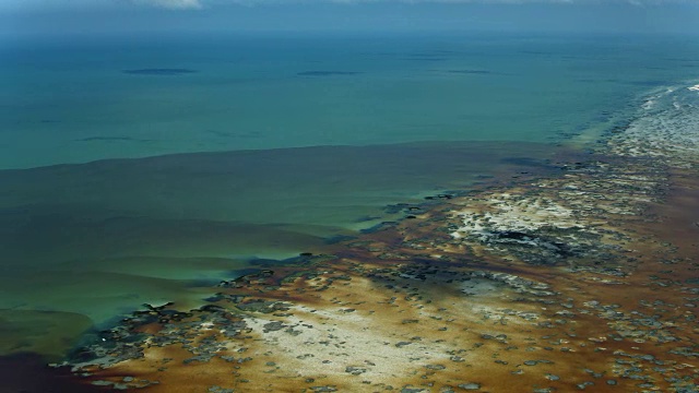 单宁流入墨西哥海湾视频素材