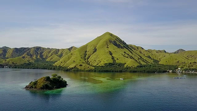 弗洛雷斯国家公园的Labuan Bajo National Park。视频素材