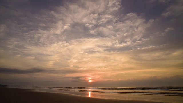 海上日出视频素材