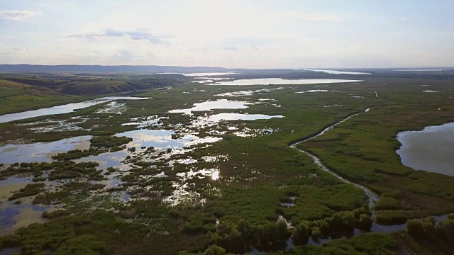 多瑙河三角洲湿地视频素材