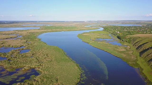 多瑙河三角洲湿地视频素材