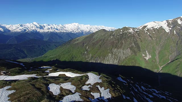 高原鸟瞰图视频素材