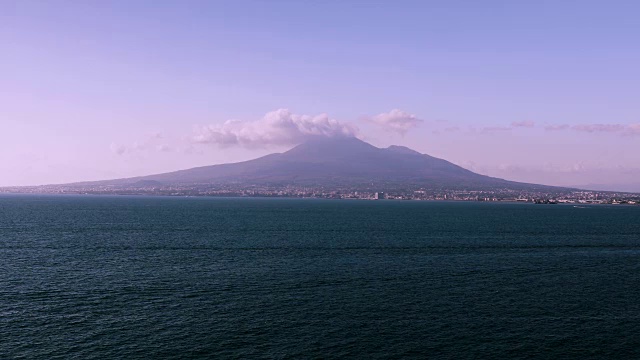 维苏威火山视频素材