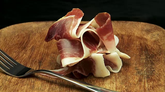 jamon塞拉诺视频素材