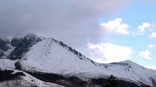 Tatra山上的风景视频素材