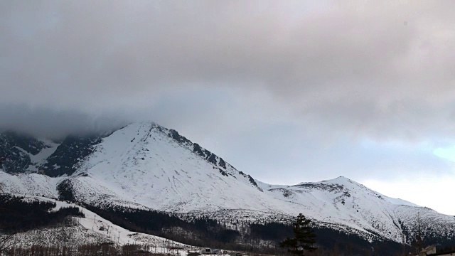 Tatra山上的风景视频素材