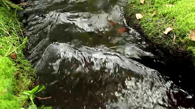 纯净水溪流视频素材