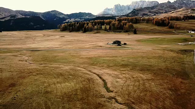 南蒂罗尔的秋天景象视频素材