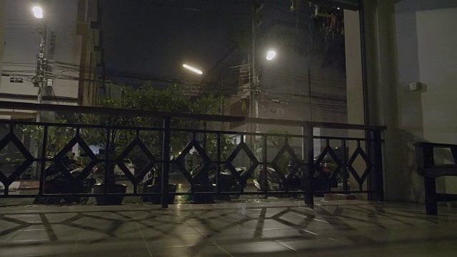 夜间热带暴雨视频素材