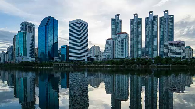 曼谷城市视图视频素材