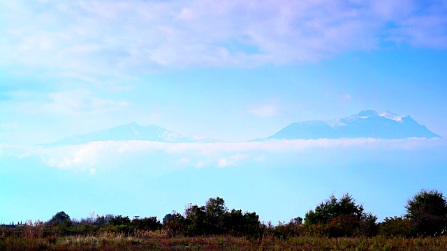 早晨的希腊奥林匹斯山视频素材