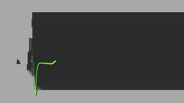 心电图心电图示波器屏幕循环4k视频素材