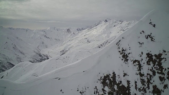 山景鸟瞰图视频素材