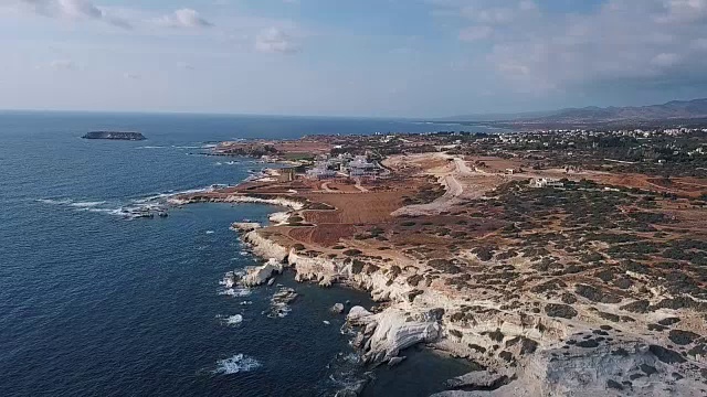 美丽的海景鸟瞰图视频素材