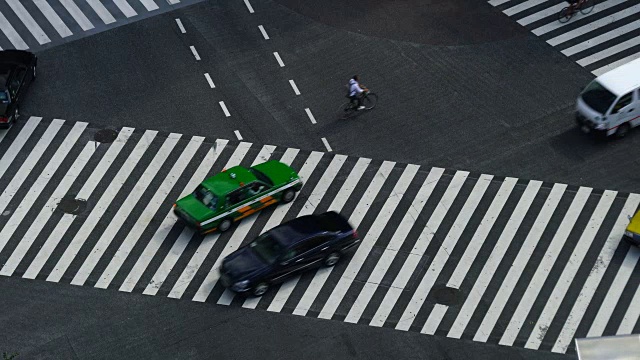 东京涩谷十字路口视频素材