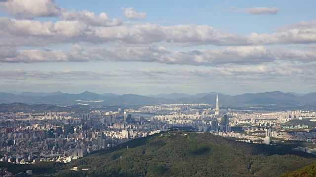 乐天世界大厦(韩国最高建筑)视频素材