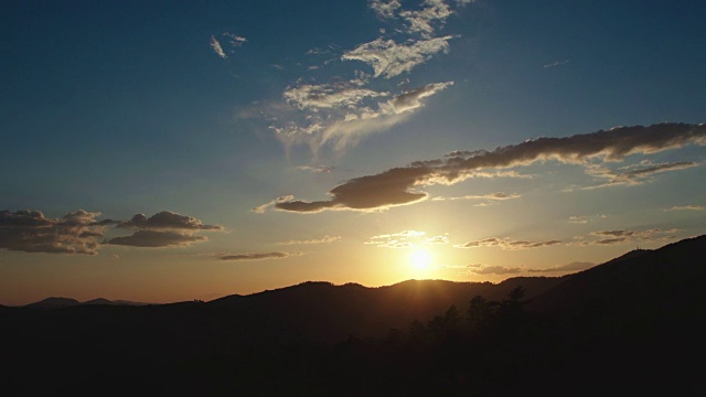 落日山视频素材