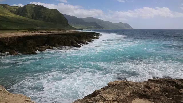 瓦胡岛卡埃纳角州立公园视频素材