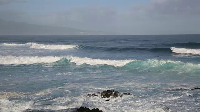 毛伊岛的胡基帕海滩公园视频素材