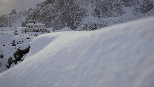 洛福滕群岛。雪特拉斯福科视频下载