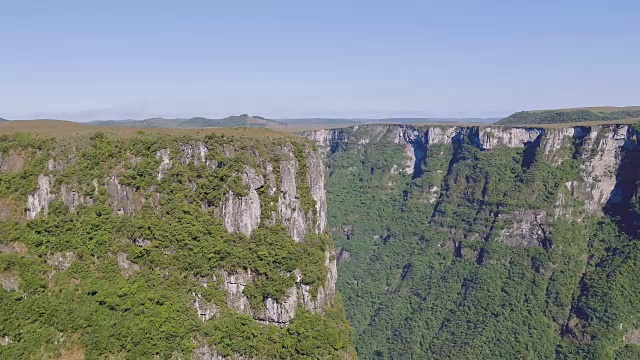 Itaimbezinho峡谷Cambará do Sul, RS，巴西视频素材