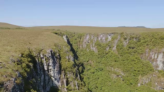 Itaimbezinho峡谷Cambará do Sul, RS，巴西视频素材